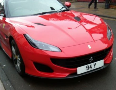 Registration plate GAY - 94 Y