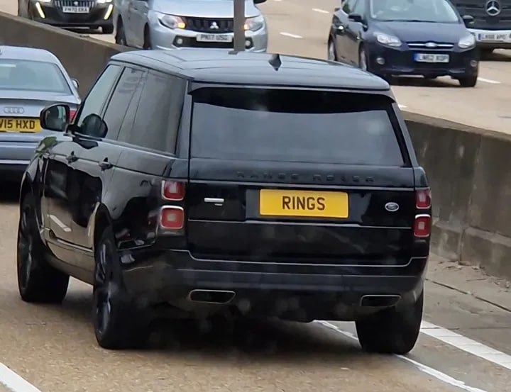 Registration plate RINGS - R1 NGS