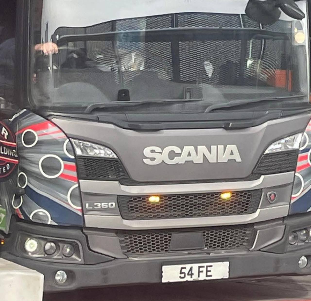 Registration plate SAFE - 54 FE
