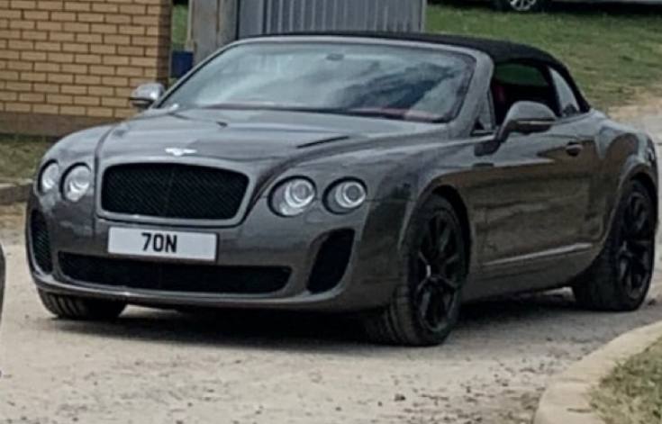 Registration plate TON - 7 ON