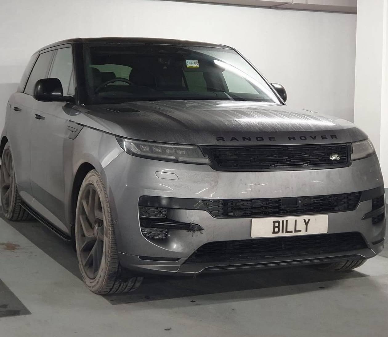 Registration plate B1 LLY