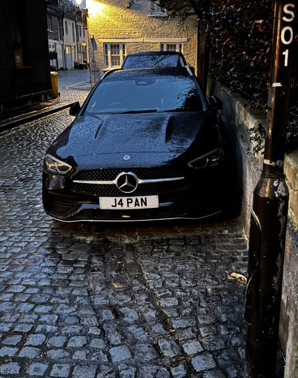 Registration plate JAPAN - J4 PAN