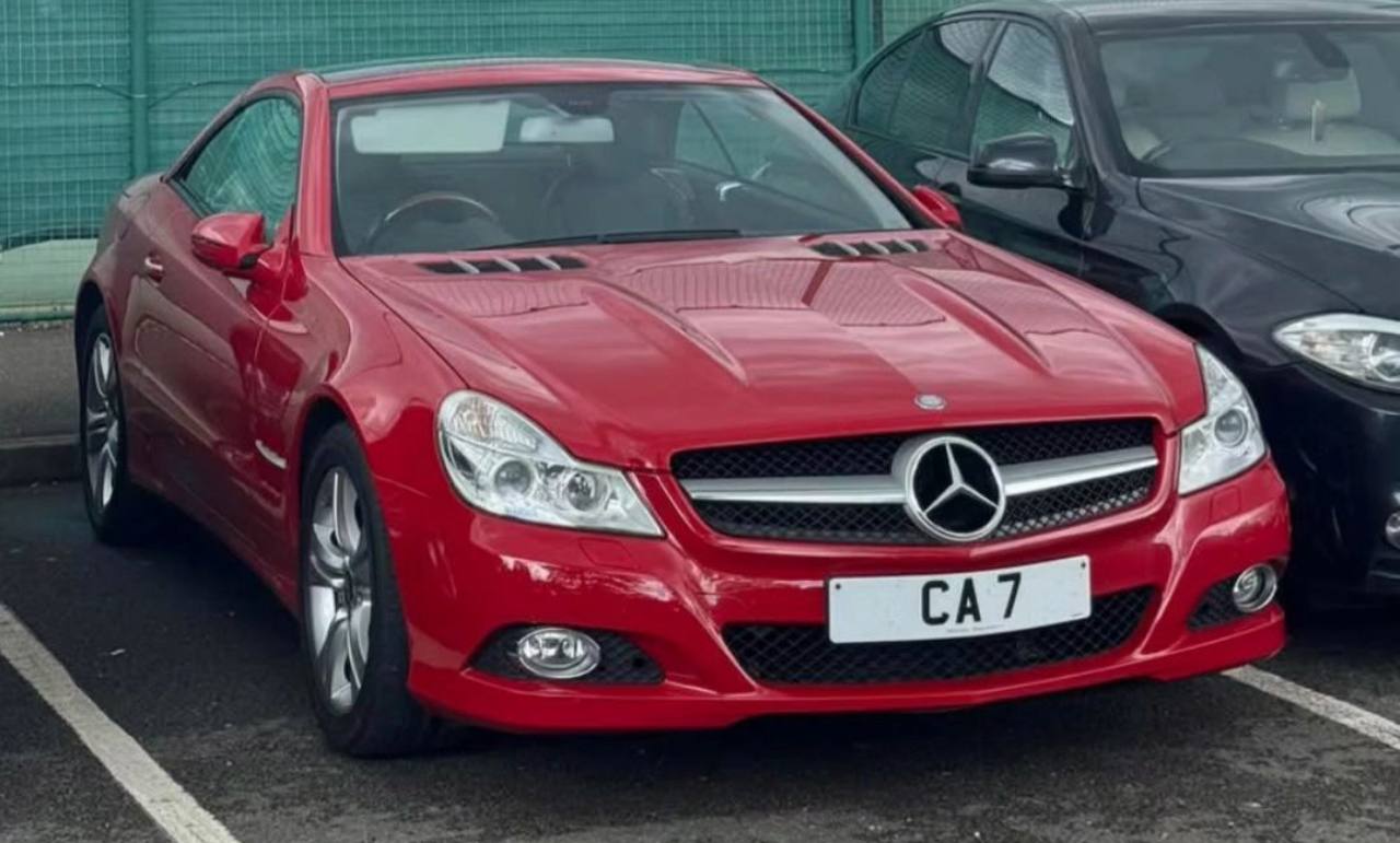Registration plate CAT - CA 7