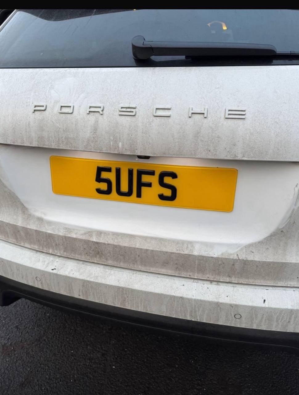 Registration plate SUFS - 5 UFS