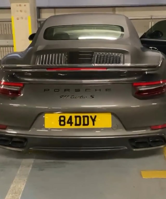 Registration plate BADDY - 84 DDY