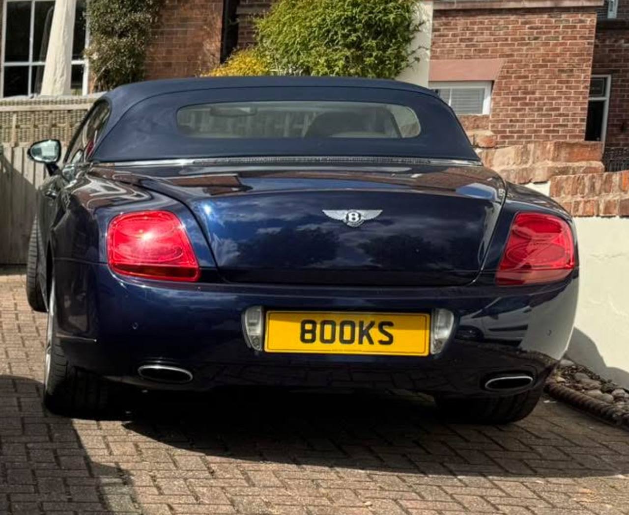 Registration plate BOOKS - 80 OKS