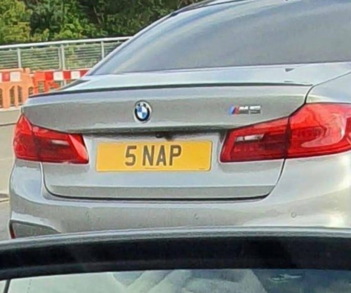 Registration plate SNAP - 5 NAP