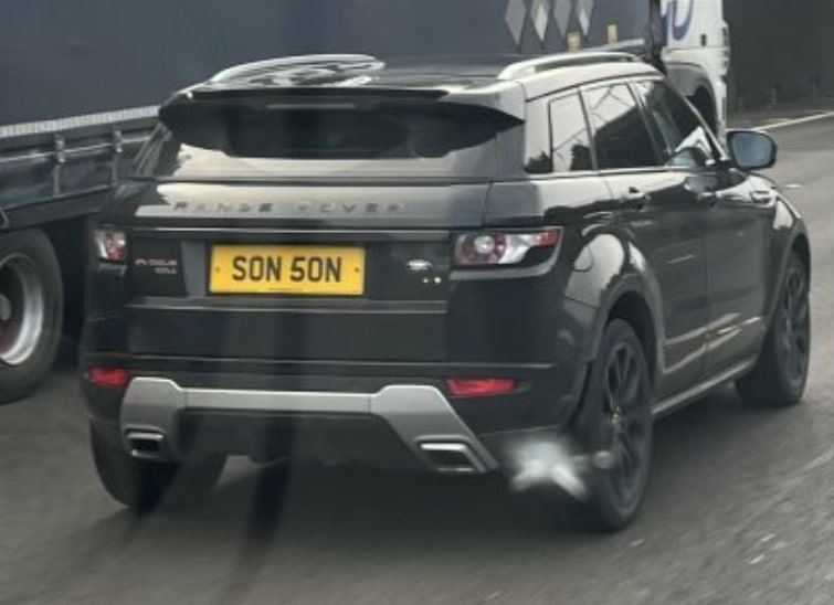 Registration plate SON - SON 50N