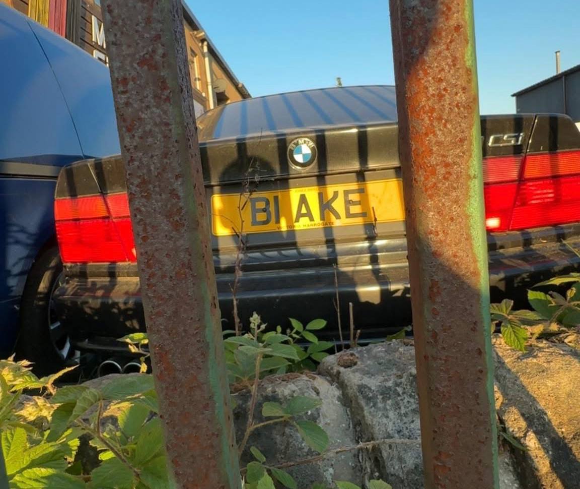 Registration plate BLAKE - B1 AKE
