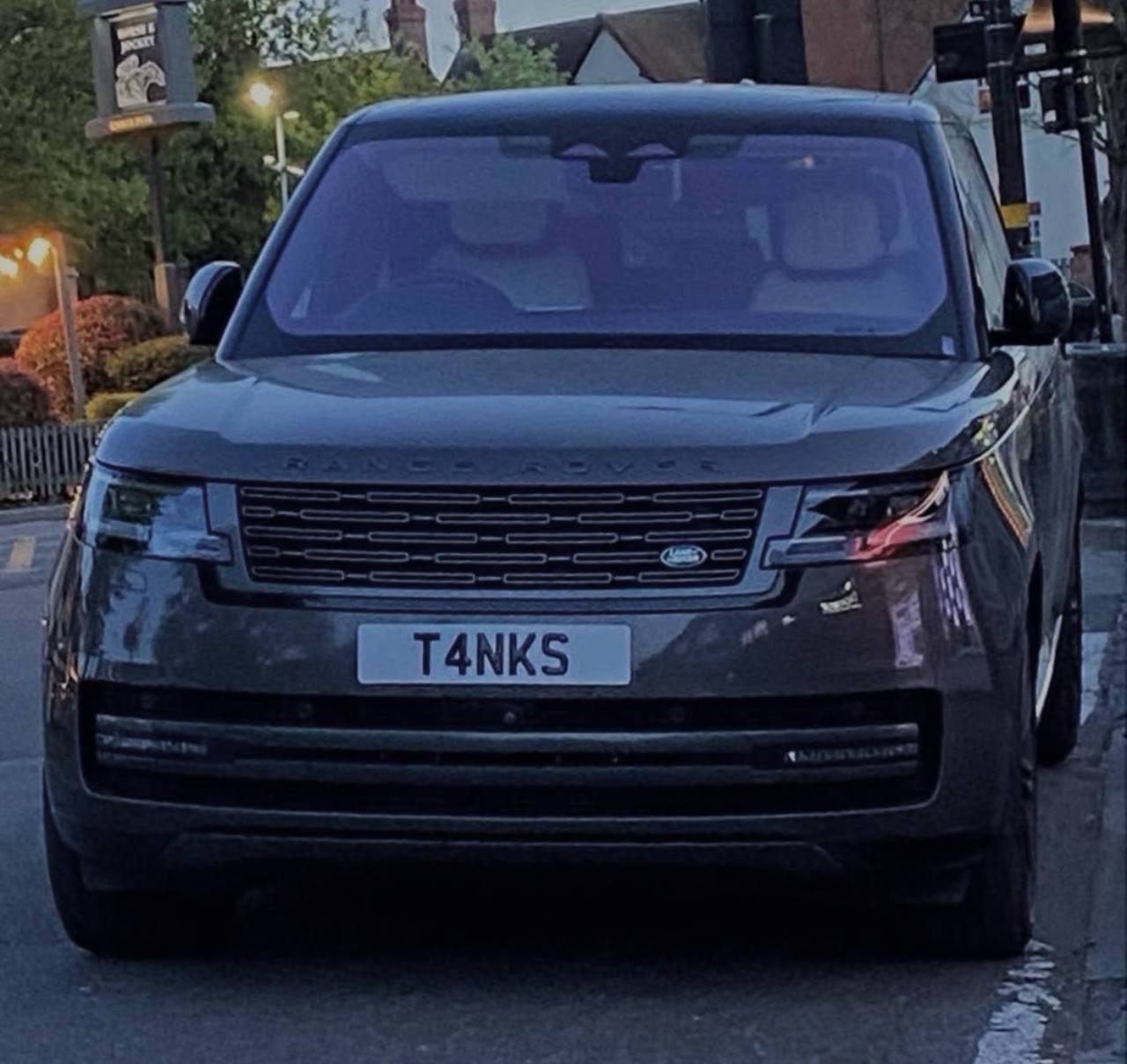 Registration plate TANKS - T4 NKS