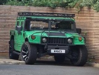 Registration plate WAGES - W4 GES