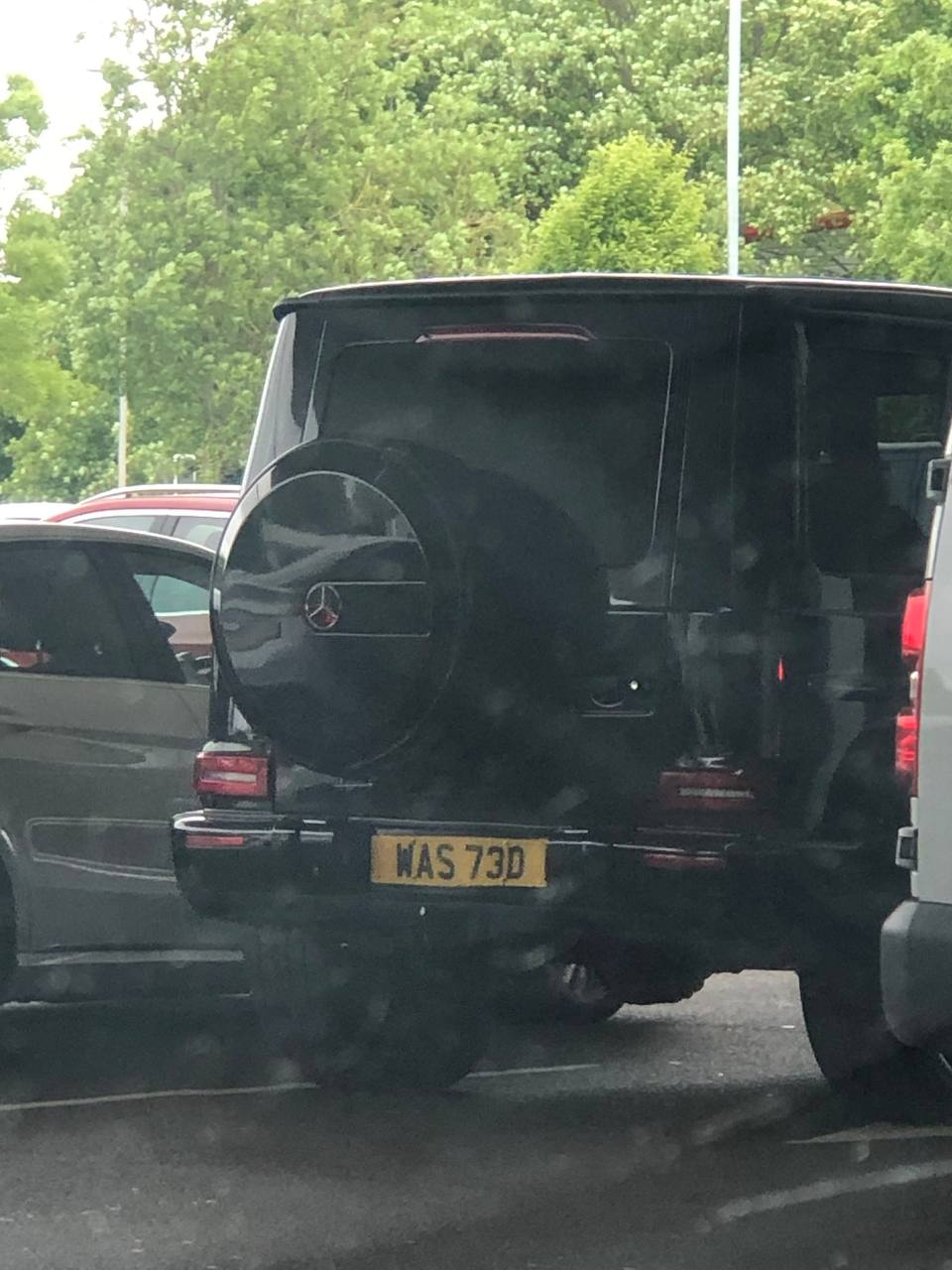 Registration plate WASTED - WAS 73D