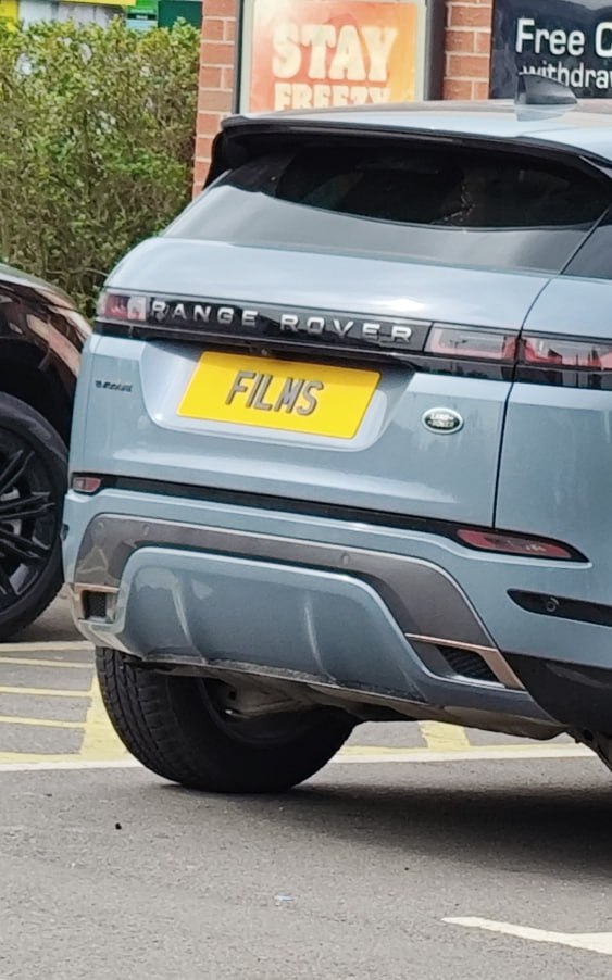 Registration plate FILMS - F1 LMS