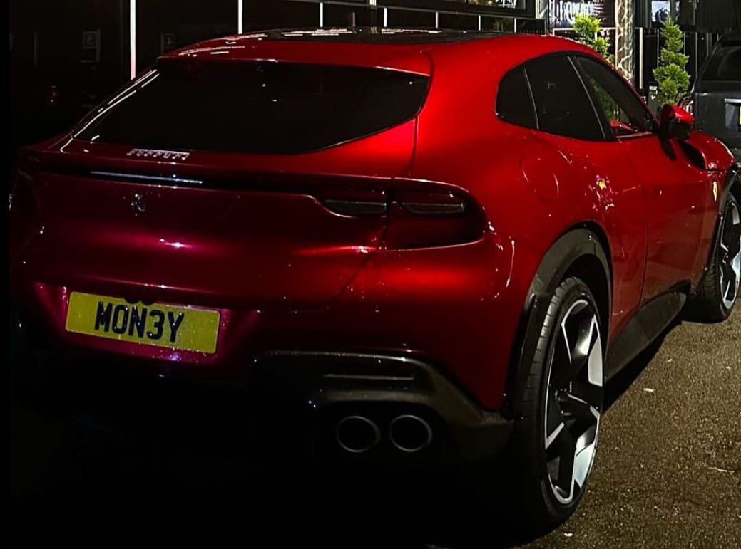 Registration plate MONEY - MON 3Y