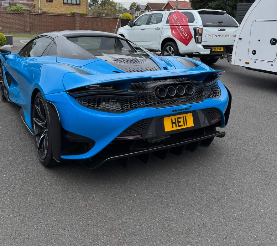 Registration plate HELL - HE 11