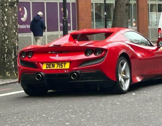 Registration plate DENTIST - DEN 715T