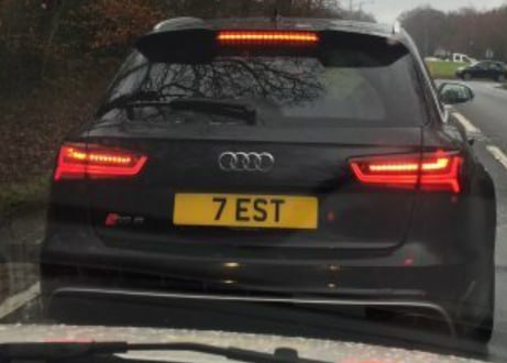 UK Registration Plate 7 EST