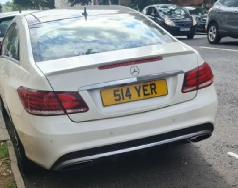 Registration plate SLAYER - 514 YER