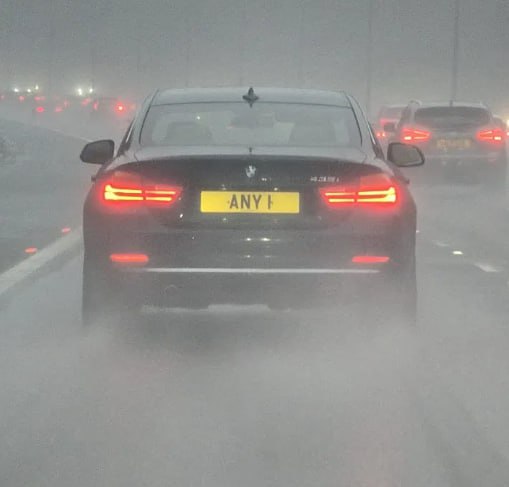 Registration plate ANY 1