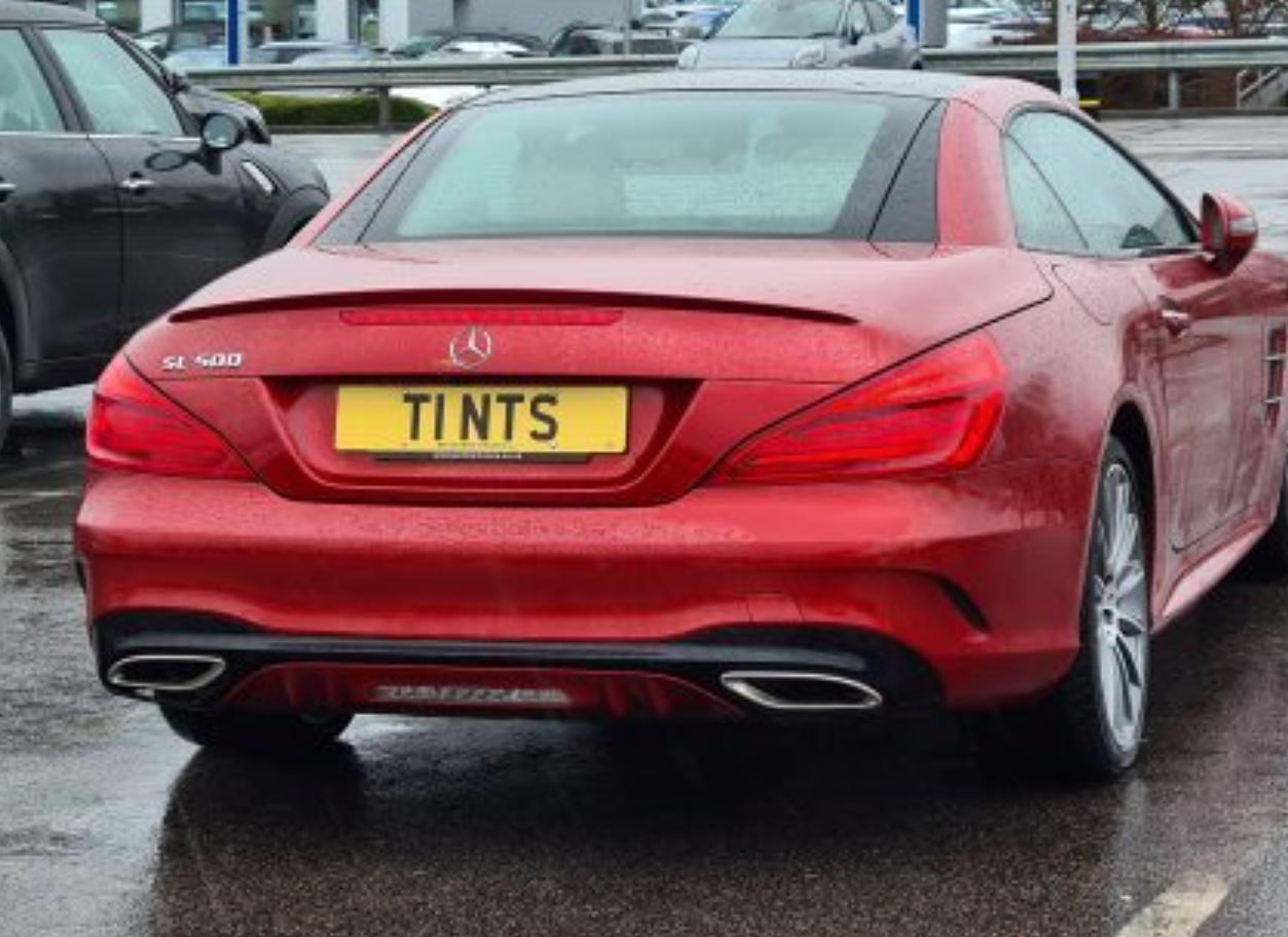 Registration plate TINTS - T1 NTS