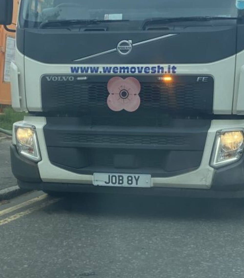 Registration plate JOBBY - JOB 8Y