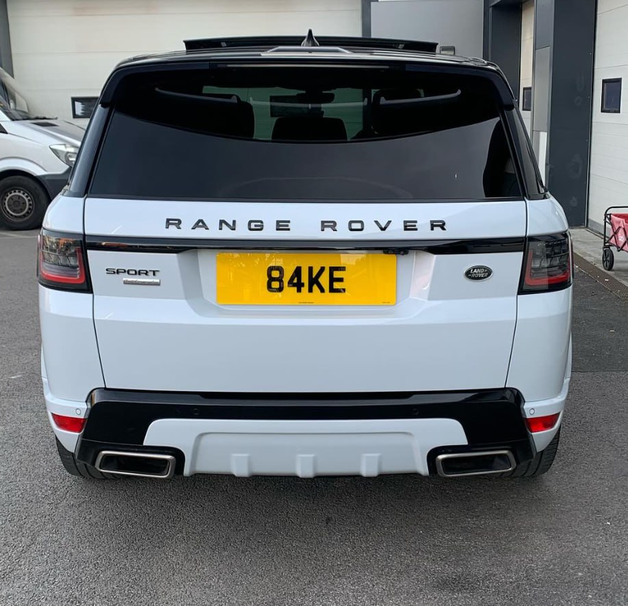 Registration plate BAKE - 84 KE