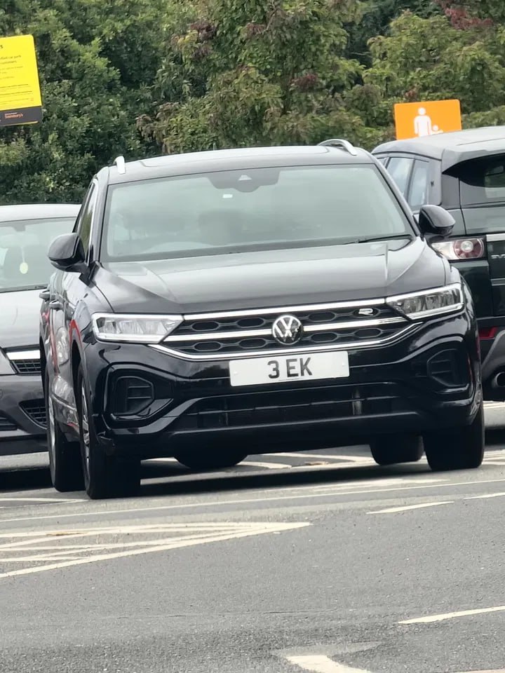 Registration plate EEK - 3 EK