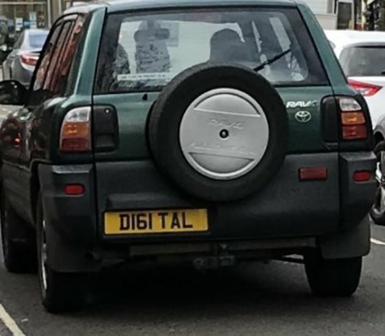 Registration plate DIGITAL - D161 TAL
