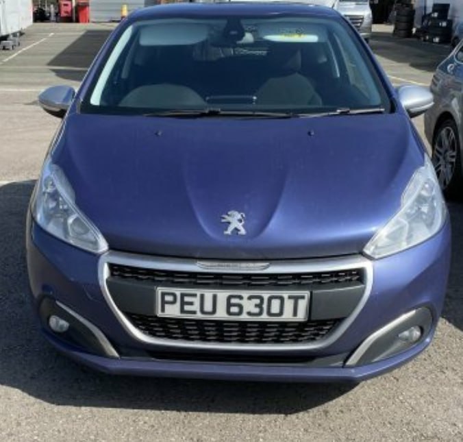 Registration plate PEUGEOT - PEU 630T