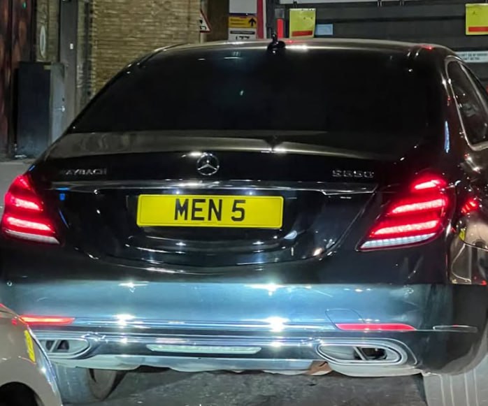 Registration plate MENS - MEN 5