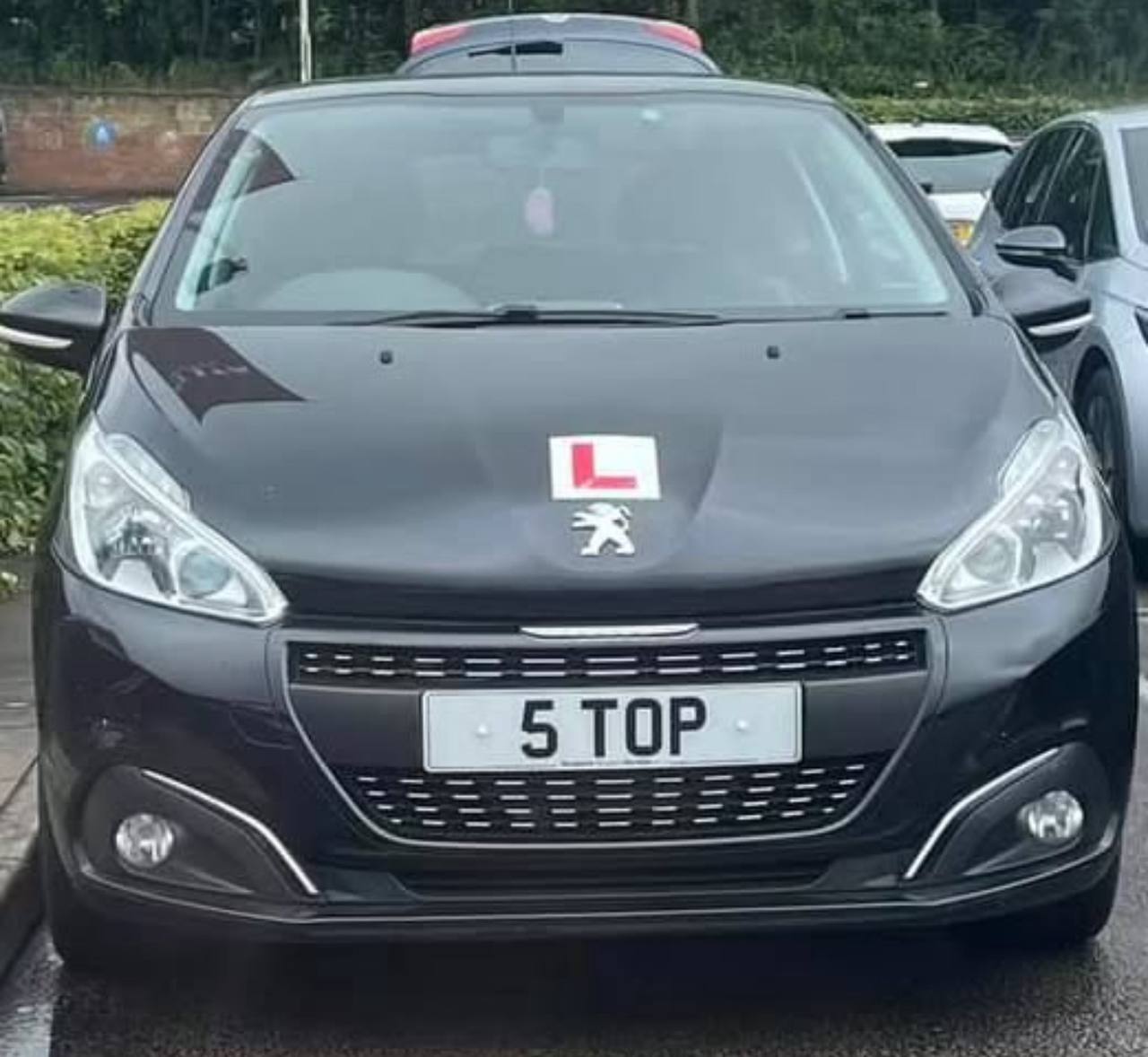 Registration plate STOP - 5 TOP