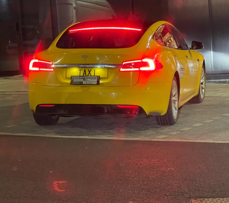 Registration plate TAXI - TAX 1