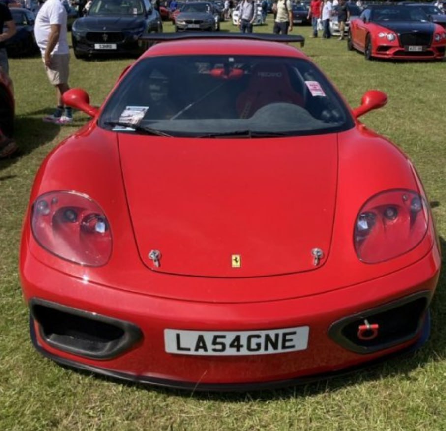 Registration plate LASAGNE - LA54 GNE