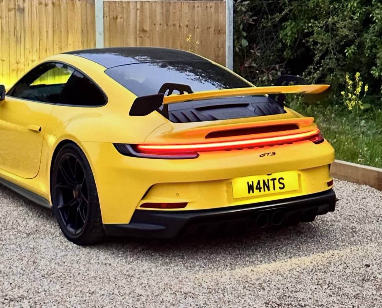 Registration plate WANTS - W4 NTS