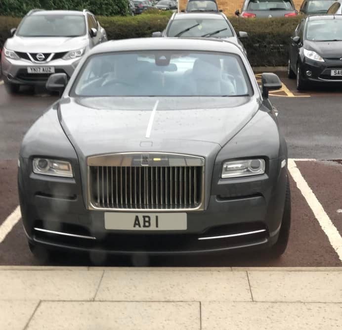 Registration plate ABI - AB 1