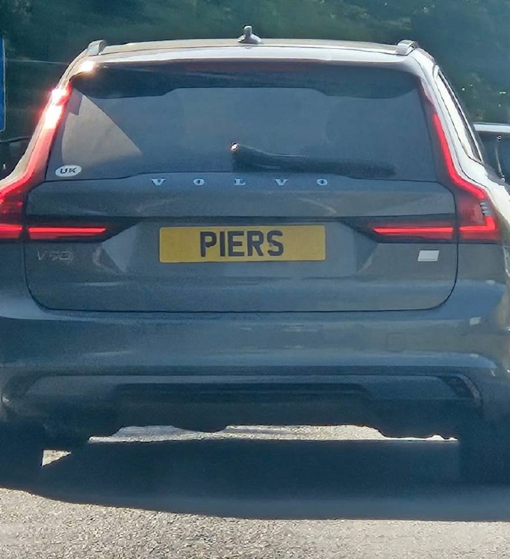 Registration plate PIERS - P1 ERS