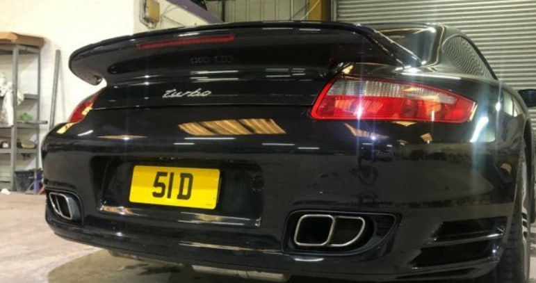 Registration plate SID - 51 D