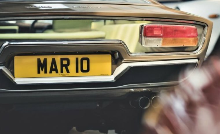 Registration plate MARIO - MAR 10
