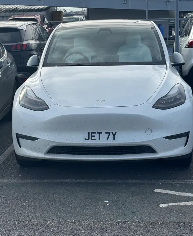 Registration plate JETTY - JET 7Y