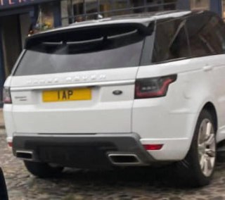 Registration plate LAP - 1 AP