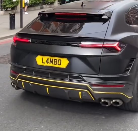 Registration plate LAMBO - L4 MBO