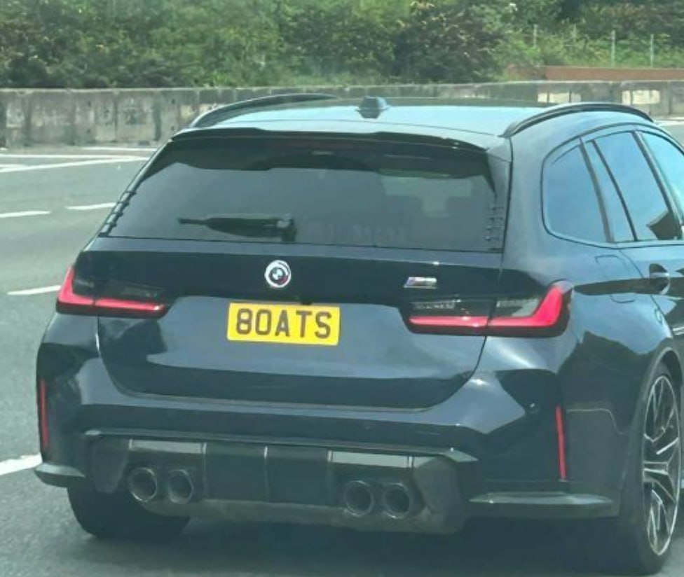 Registration plate BOATS - 80 ATS
