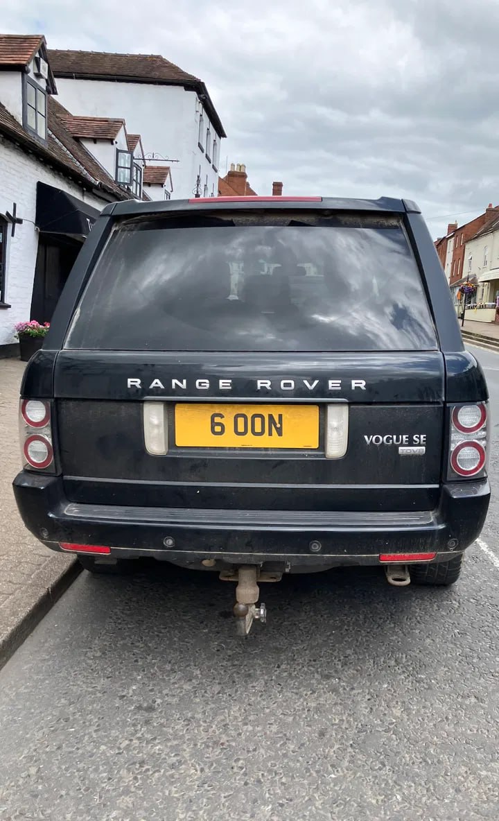 Registration plate GOON - 6 OON