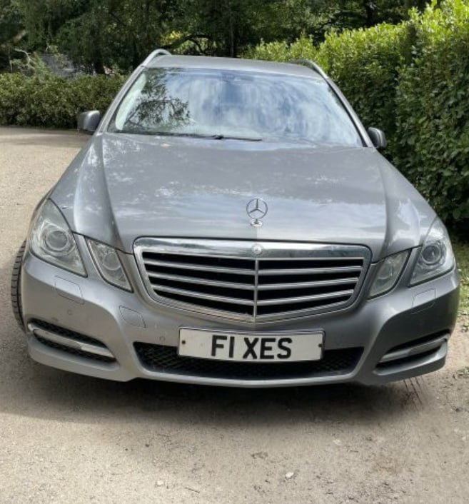 Registration plate FIXES - F1 XES
