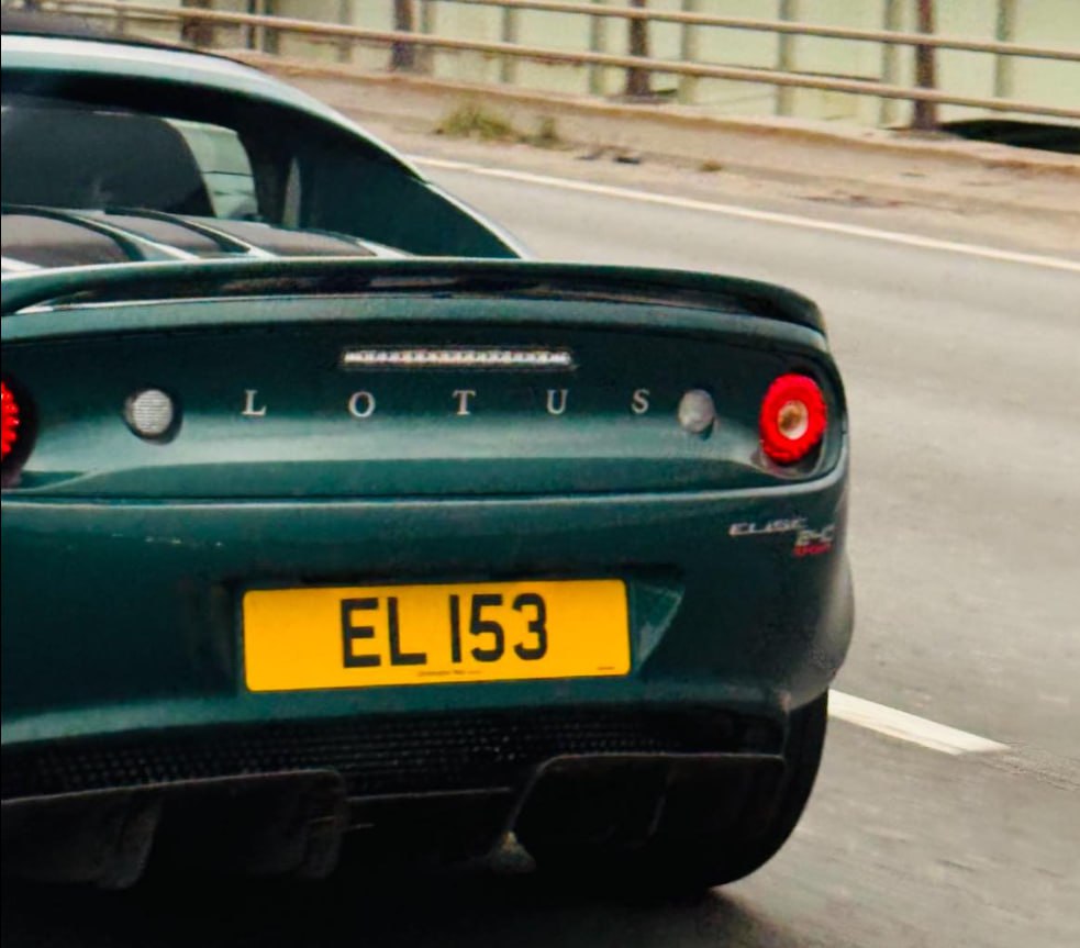 Registration plate ELISE - EL 153