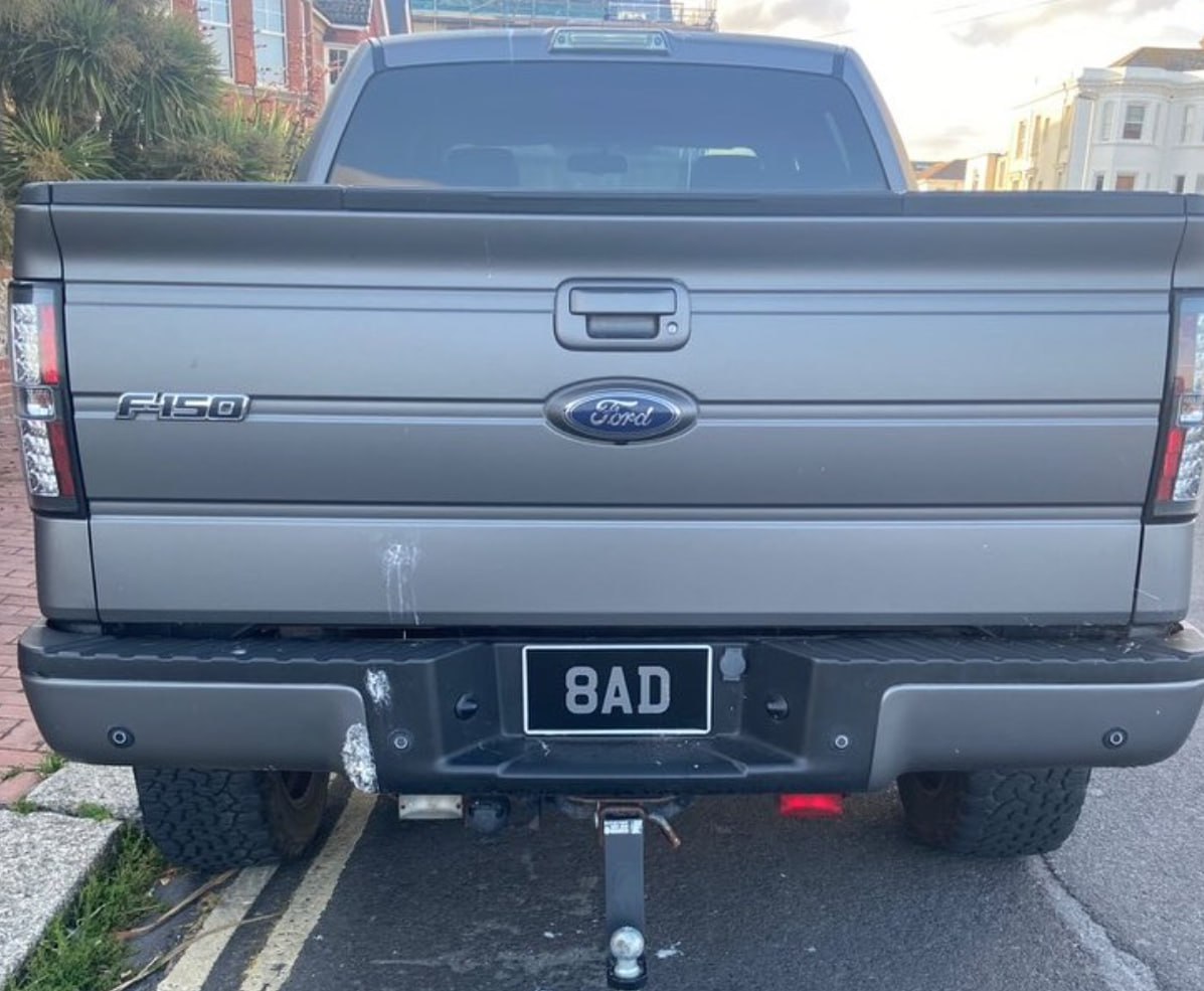 Registration plate BAD - 8 AD