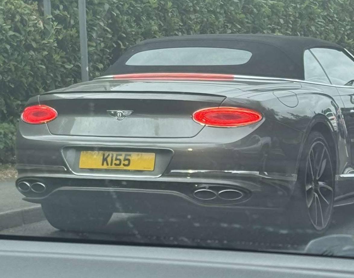 Registration plate KISS - K 155