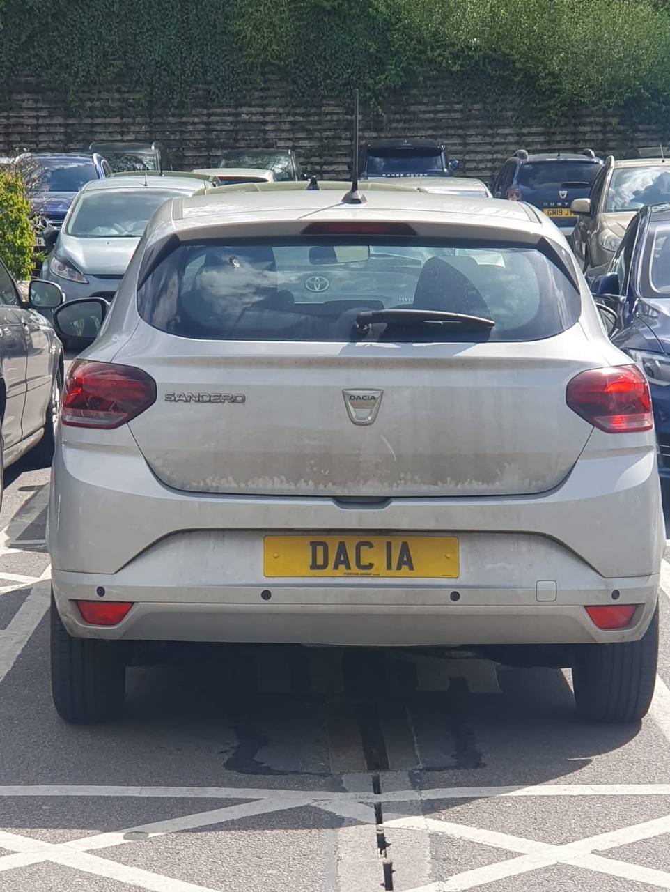 Registration plate DACIA - DAC 1A