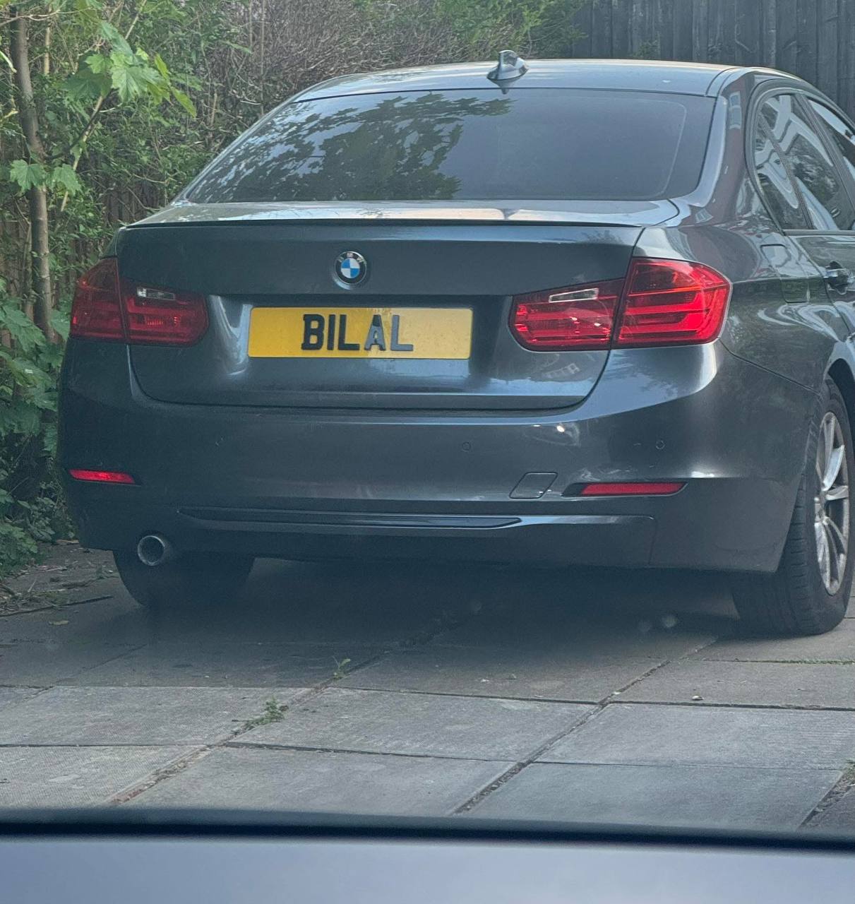 Registration plate BILAL - B1 LAL